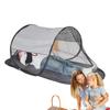 1 Person Pop Up Tent Foldable Screen Room Portable Camping Screen Shelter Single Person Boat-Shaped Screen Tent With Floor For