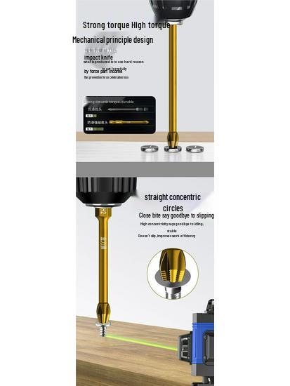 S3 Enhanced Magnetic Non-Slip Phillips Bit Set for High Torque Electric Drills & Screwdrivers