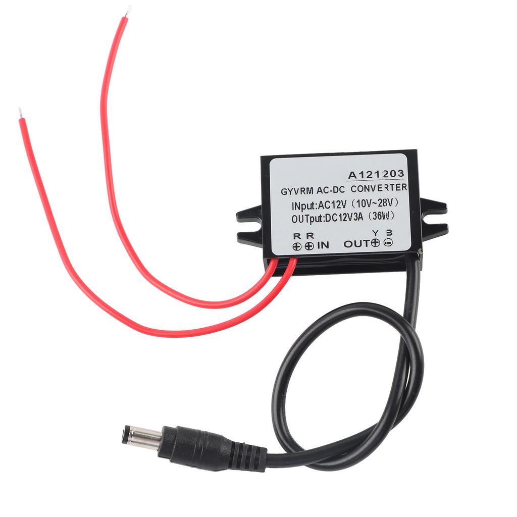 AC 10 28V To DC 12V Buck Converter AC DC Step Down Power Supply Module DC Output Head (3A)