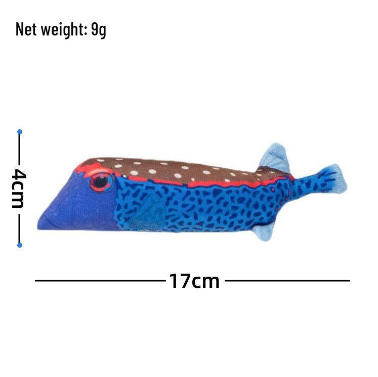 New Catnip Plush Toy: Cat Grass-Infused, Bite & Scratch Resistant, Self-Entertaining Doll for Cats