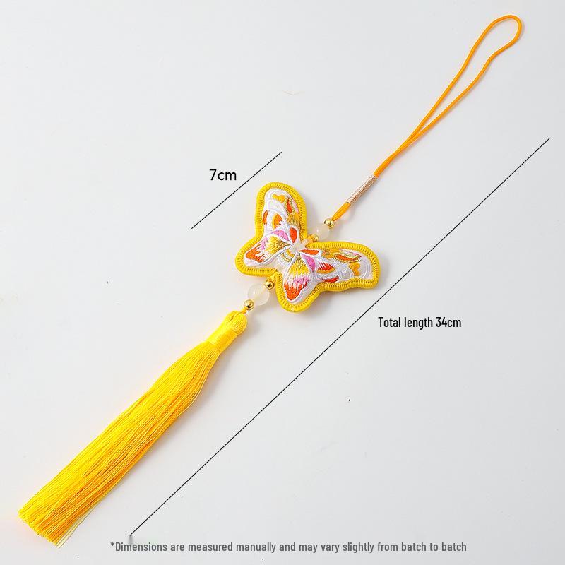2026 Chinese New Year Embroidered Butterfly Sachet Pendant - High-Grade Exquisite Ornament