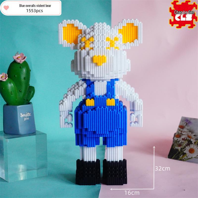 

55см Тренд Яростный Медведь Конструктор - Развивающие игрушки для взрослых для мальчиков и девочек