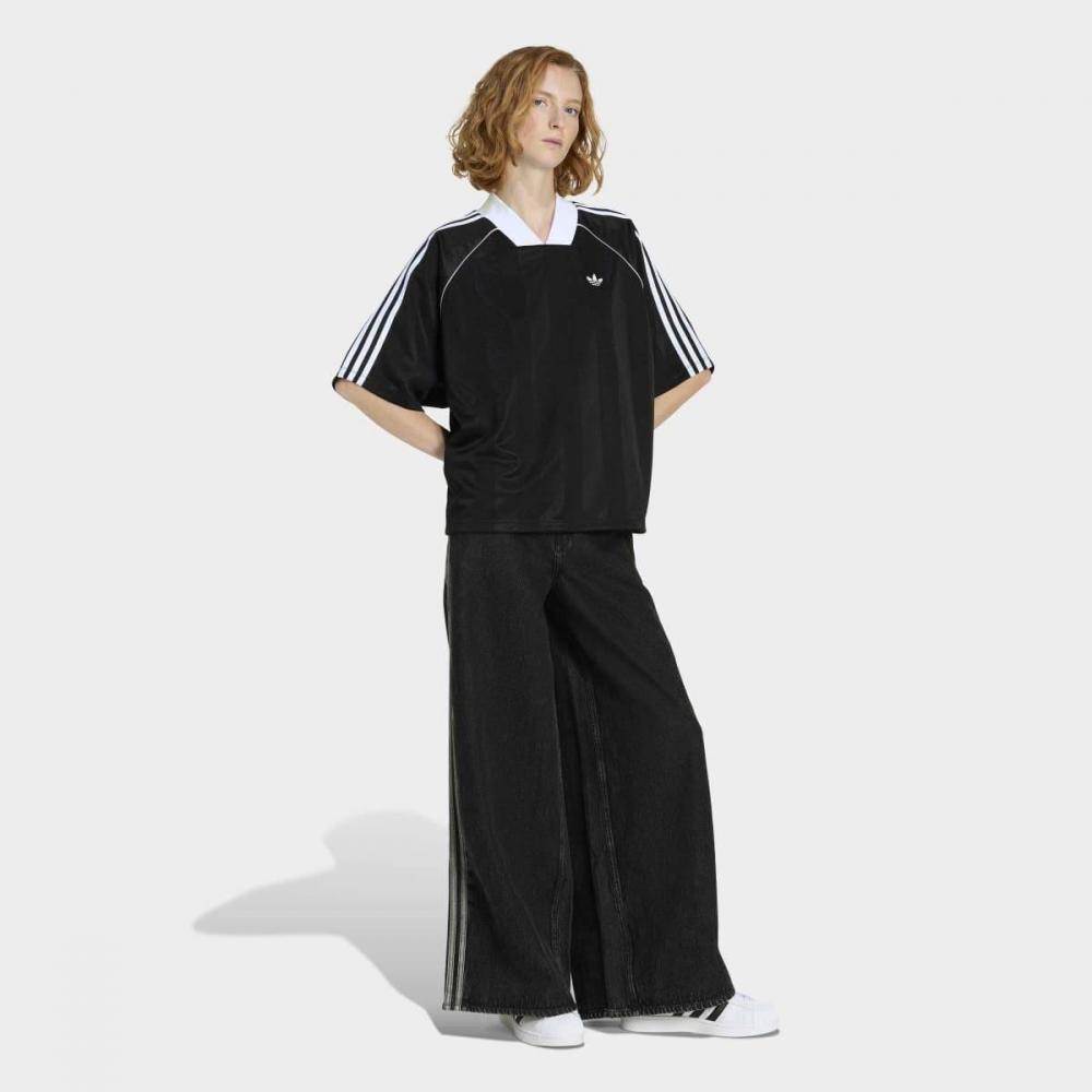 Adidas Firebird Adilenium Denim Pants With Button Closure  Kd2905 