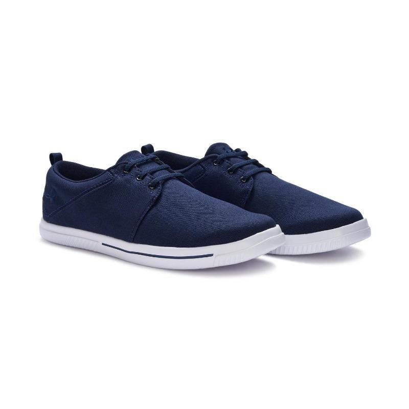 Under Armour Street Encounter Wear-resistant Ground-gripping Sports Low-top Lifestyle Shoes Unisex Navy Blue 3027969-410