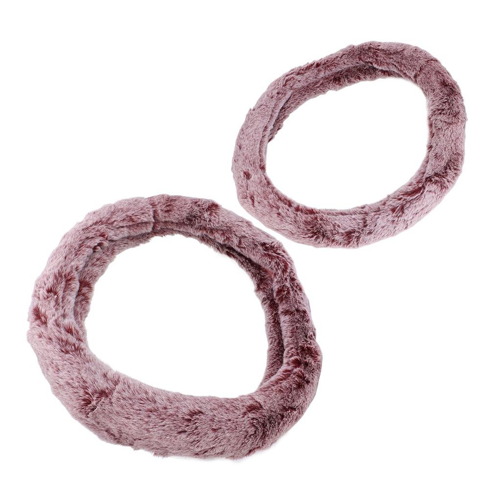 15 Inch Steering Wheel Cover Imitation Wool Plush Auto Steering Wheel or Interior Accessory for Men Women