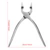 Leathercraft Tool, Leathercraft Flatten Plier Clamp Leather   Adjustment Press Flatten Plier for Bag Belt, Punching