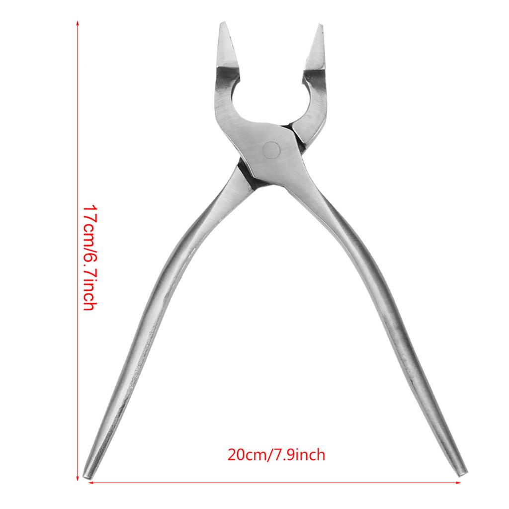 Leathercraft Tool, Leathercraft Flatten Plier Clamp Leather   Adjustment Press Flatten Plier for Bag Belt, Punching