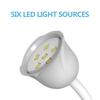 Desktop Rechargeable Manicure Lamp Nail Patch   Quick-drying Phototherapy Machine 360-degree Rotatable  -shaped Curing Lamp