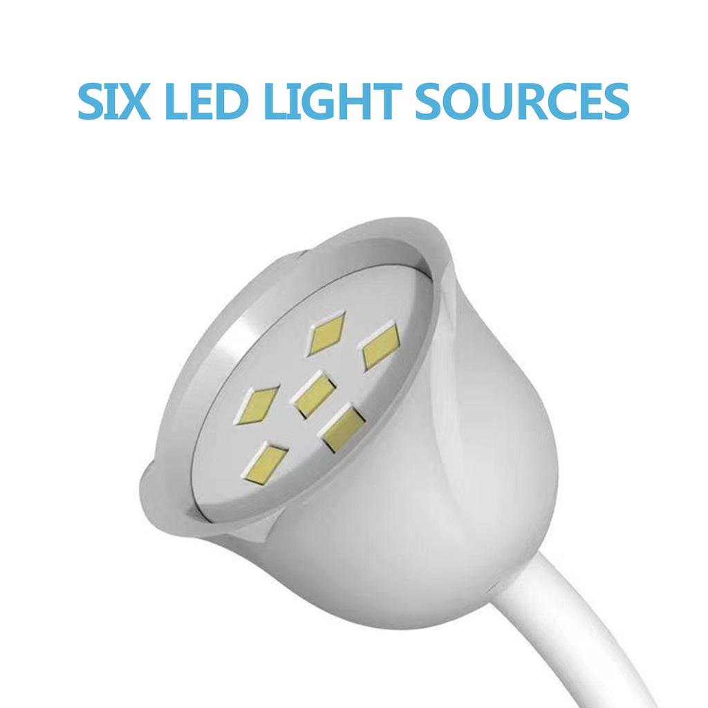 Desktop Rechargeable Manicure Lamp Nail Patch Quick-drying Phototherapy Machine 360-degree Rotatable -shaped Curing Lamp