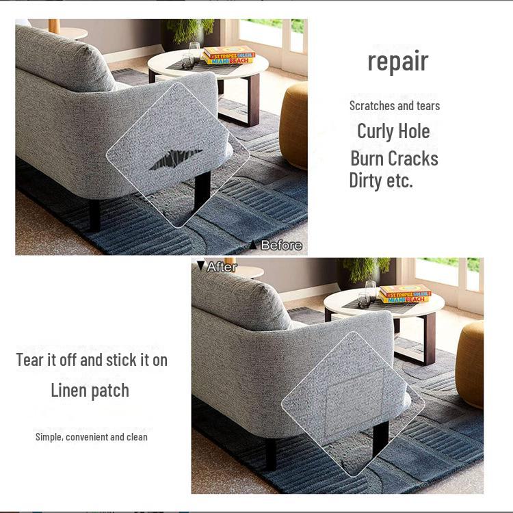 Waterproof Self-Adhesive Linen Repair Tape for Wall Renovation and Concealing, Decorative Wall Cloth Stickers - New Listing