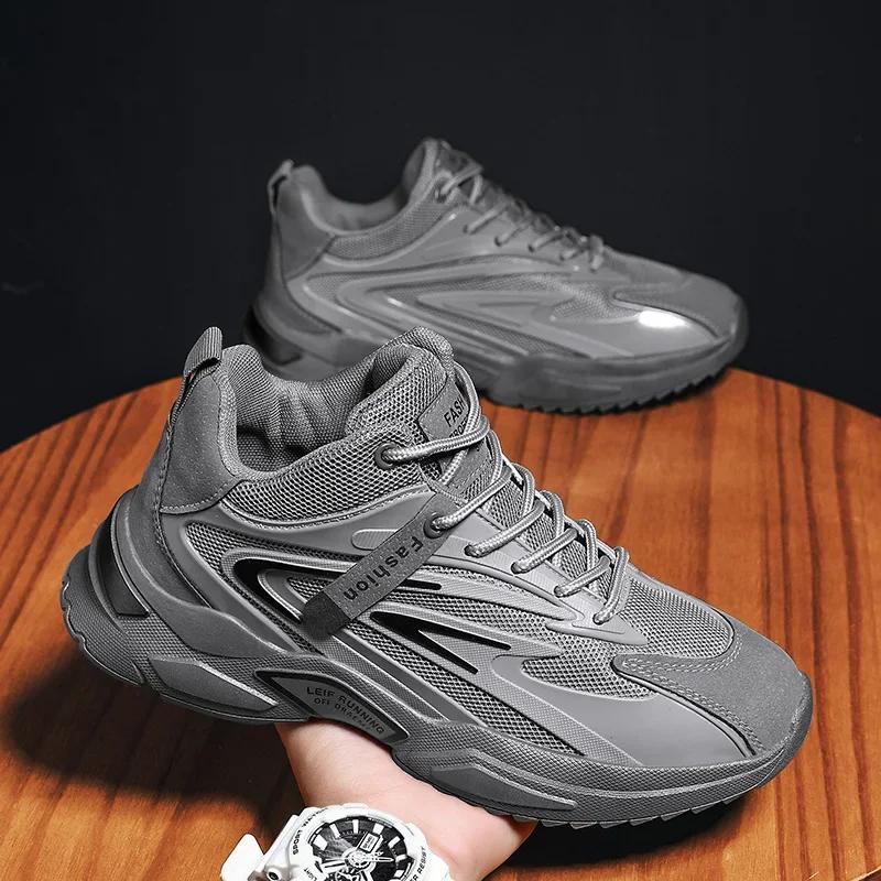 

Мужская спортивная повседневная обувь Мужская модная дышащая массивная обувь для мужчин Подростковая сетчатая беговая обувь Размер 39-44 44