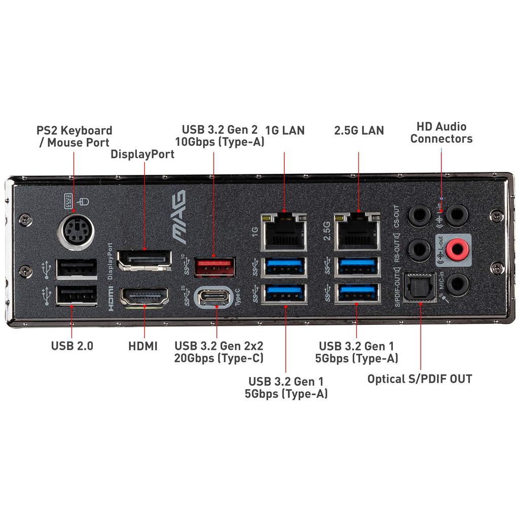 MSI MAG Z490 TOMAHAWK ATX Motherboard Z490 MB4955 [Intel Chipset]