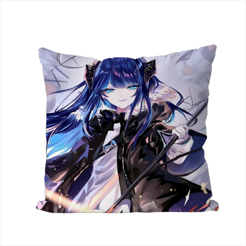 Blue Archive Pillow Case For Car Sofa Decorative Home Doublesided Print Plush Square Throw Pillow Cushion Cover