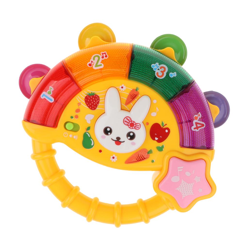 Buy Electric Musical Tambourine Handbell Development Rattle Toy W ...