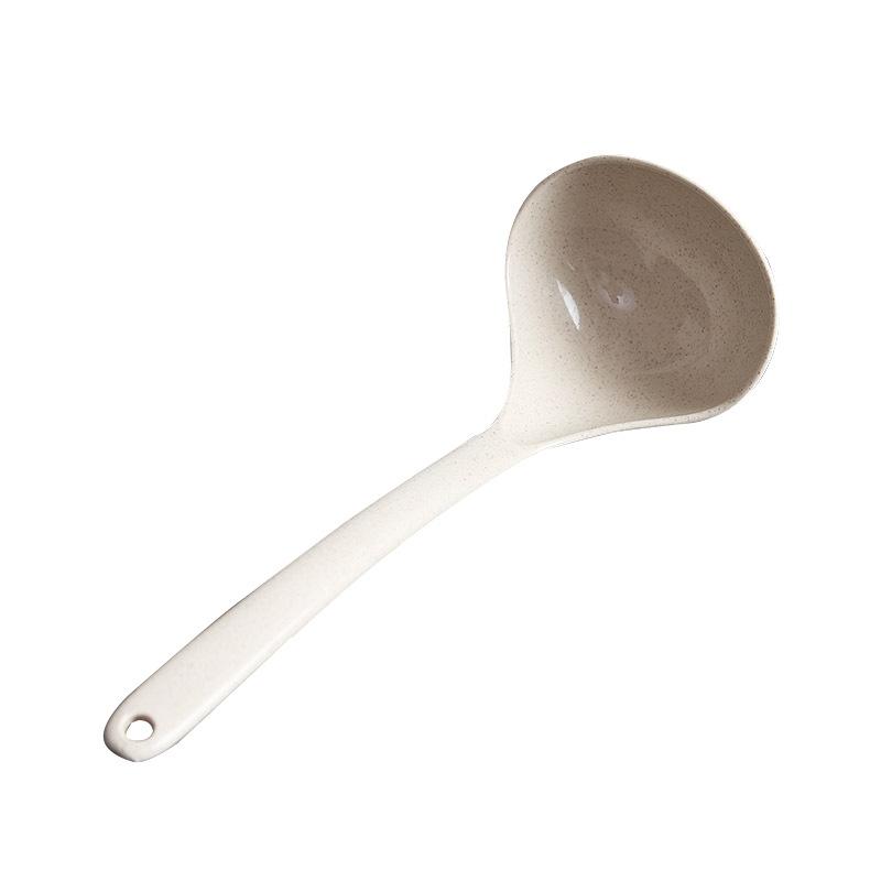 Household Soup Gruel Congee Spoon Room High Temperature Resistant and Heat Resistant Spoon Korean Style Long Handled Soup Spoon