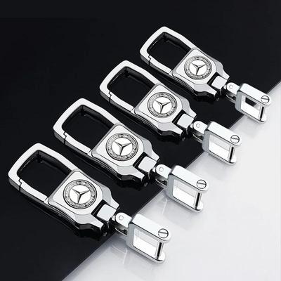 1Pcs Metal Car Styling Emblem Keychain Key Chain Rings For Mercedes Benz C180 C200 C260 C300 W108 W124 W126 W140 W168 W169 W176