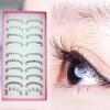 10 Paare Damen Untere Untere Falsche Falsche Wimpern Augenwimpernverlängerung für Alltag Party