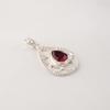 Pink Rubullite Gemstone 925 Sterling Silver Statement Jewelry Pendant 1.40" For Engagement Gift PP-19-10