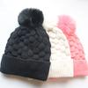 New Men's and Women's Jacquard Beanie with Pom-pom, Fleece-lined and Thickened, for Outdoor Sports and Warmth