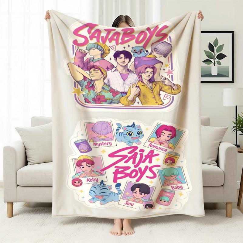 Temu Blanket Kpop Witch Hunters Blanket Flannel Blanket Office Home Sofa Blanket Nap Blanket