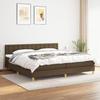 VidaXL Divan Bed with Mattress Dark Brown 200x200 Cm - Model 3140964