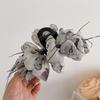 Elegant Chiffon Bow Hair Claw Clamp New Large Hair Crab Barrettes Vintage Hairpins For Women Print Hair Accessories Ornament