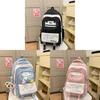 Youthful Nylon Student Backpack With Embroidered Design For School Use