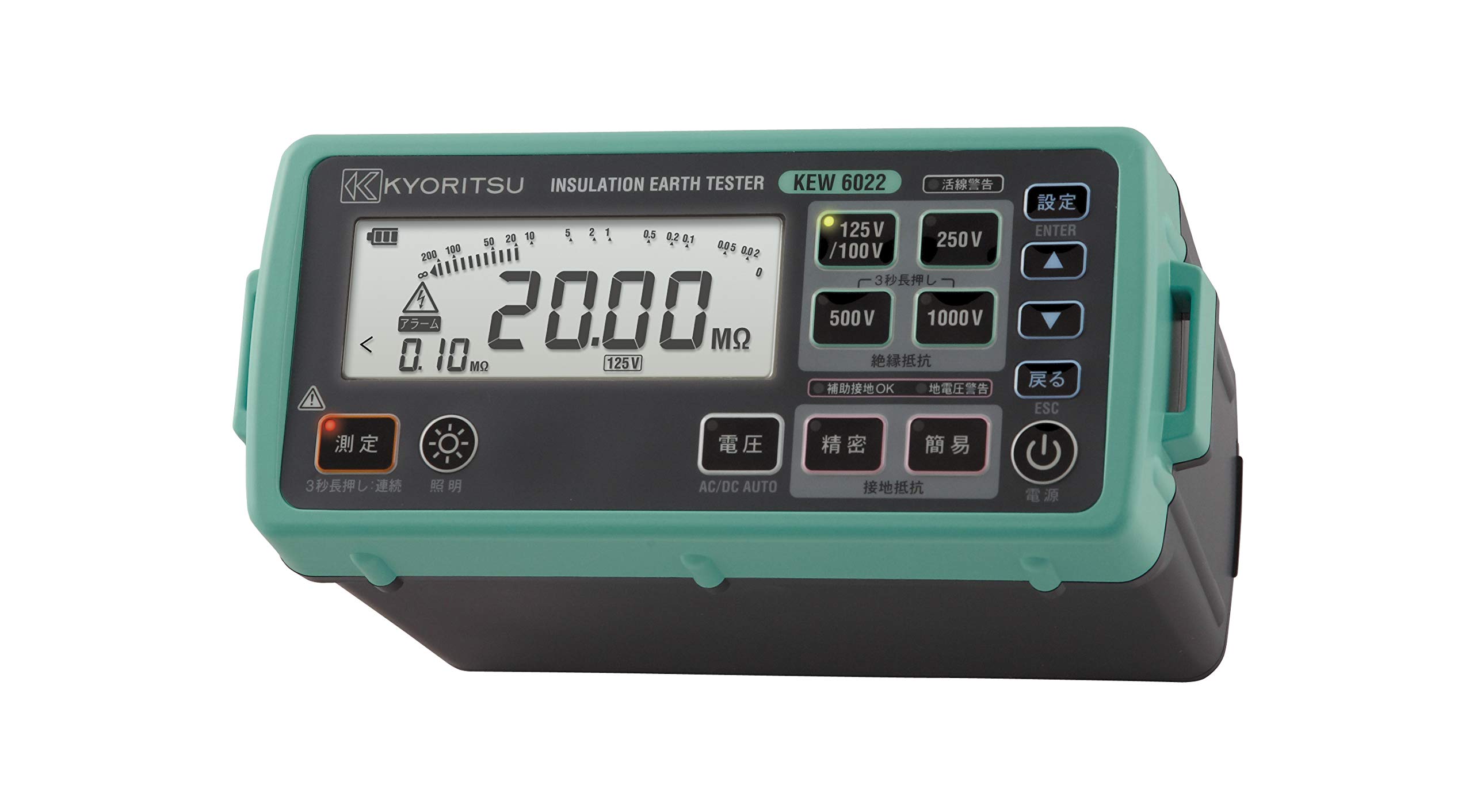 

Kyoritsu Electric Meter Digital Resistance Meter KEW 6022 Insulation/Earth чорний