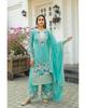 Traje Salwar de Seda Chinon para Mujer Diseñador Ropa India Bollywood para Fiesta Salwar Kameez