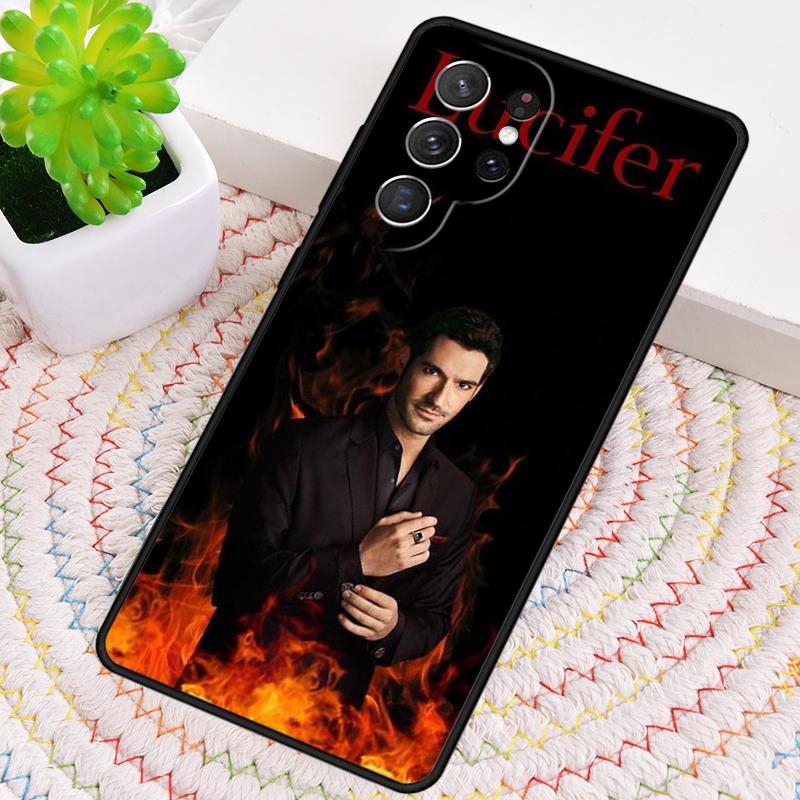 TV Series Lucifer TPU Phone Case For Samsung Galaxy Note 10 Pro S26 S25 S24 S23 S22 Ultra Plus S21 FE S20 Shockproof Cover