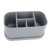 Silicone Toothbrush Toothpaste Holder Multipurpose 5 Slots Drainage Holes Bathroom Countertop
