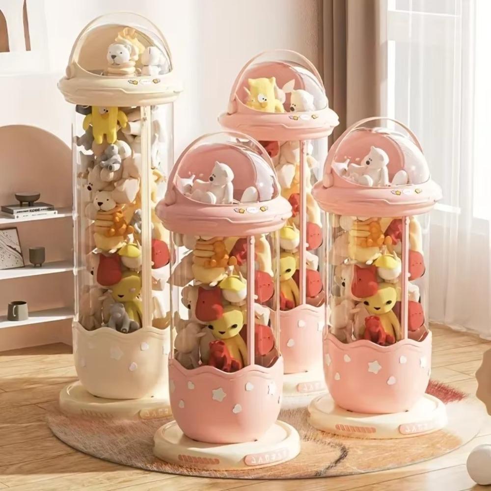 Plastic Plush Toy Storage Tube Moistureproof Children's Toy Storage Bucket New Doll Storage Box