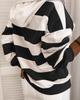 Damen Gestreiftes Langarm Herbst Sweatshirt - Dünnes Oberteil
