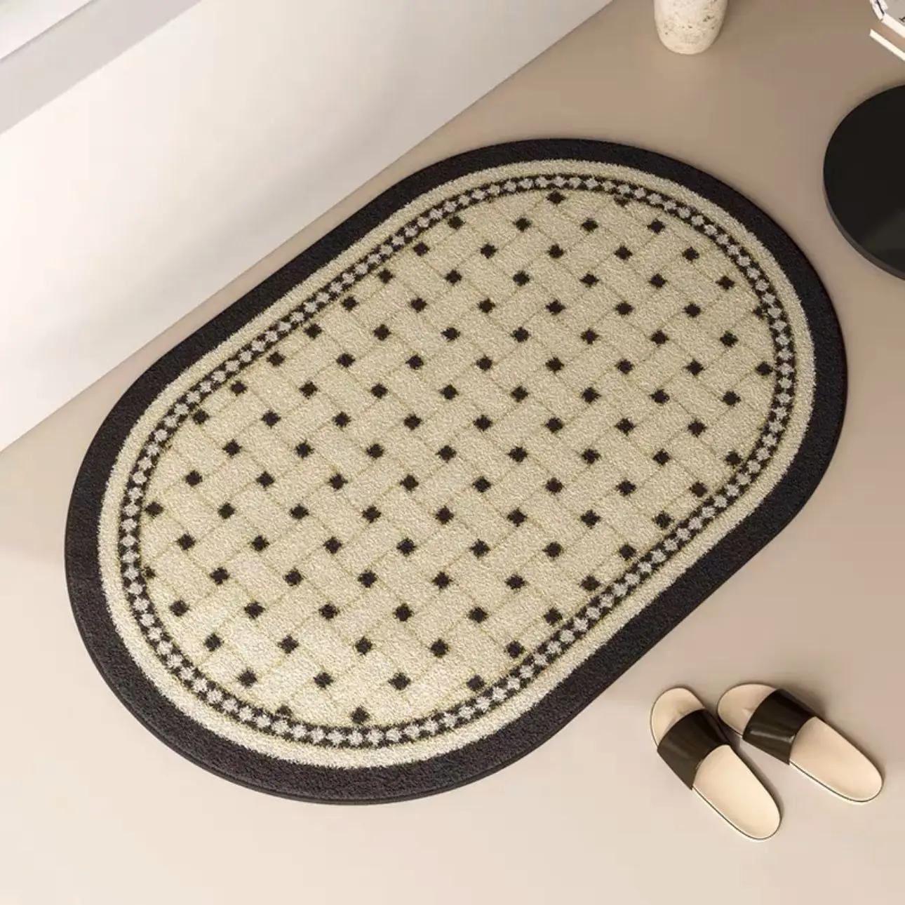 

French premium bathroom blanket absorbent floor mat toilet toilet toilet floor mat 40X60cm 15.7X23.6in