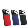 OnePlus 6/7/8/9 Pro/Nord 2 Business Leather Texture Metal Protective Case – Full Lens Coverage, Anti-Fall