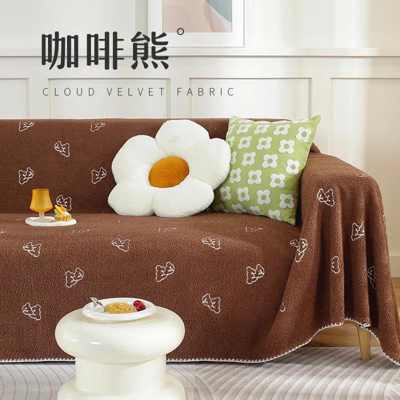 Новая подушка для сиденья дивана осень-зима утолщенная ткань полного покрытия полотенце — фото 10