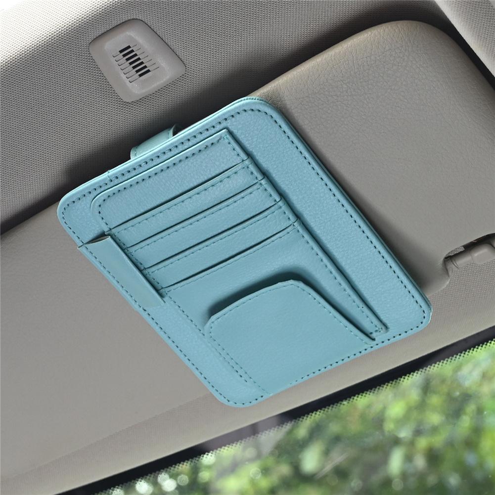 Auto-Sonnenblenden-Organizer, mehrere Taschen, Auto-Innenzubehör, Taschen-Organizer, Auto-Dokumenten-Aufbewahrungstasche, Stifthalter