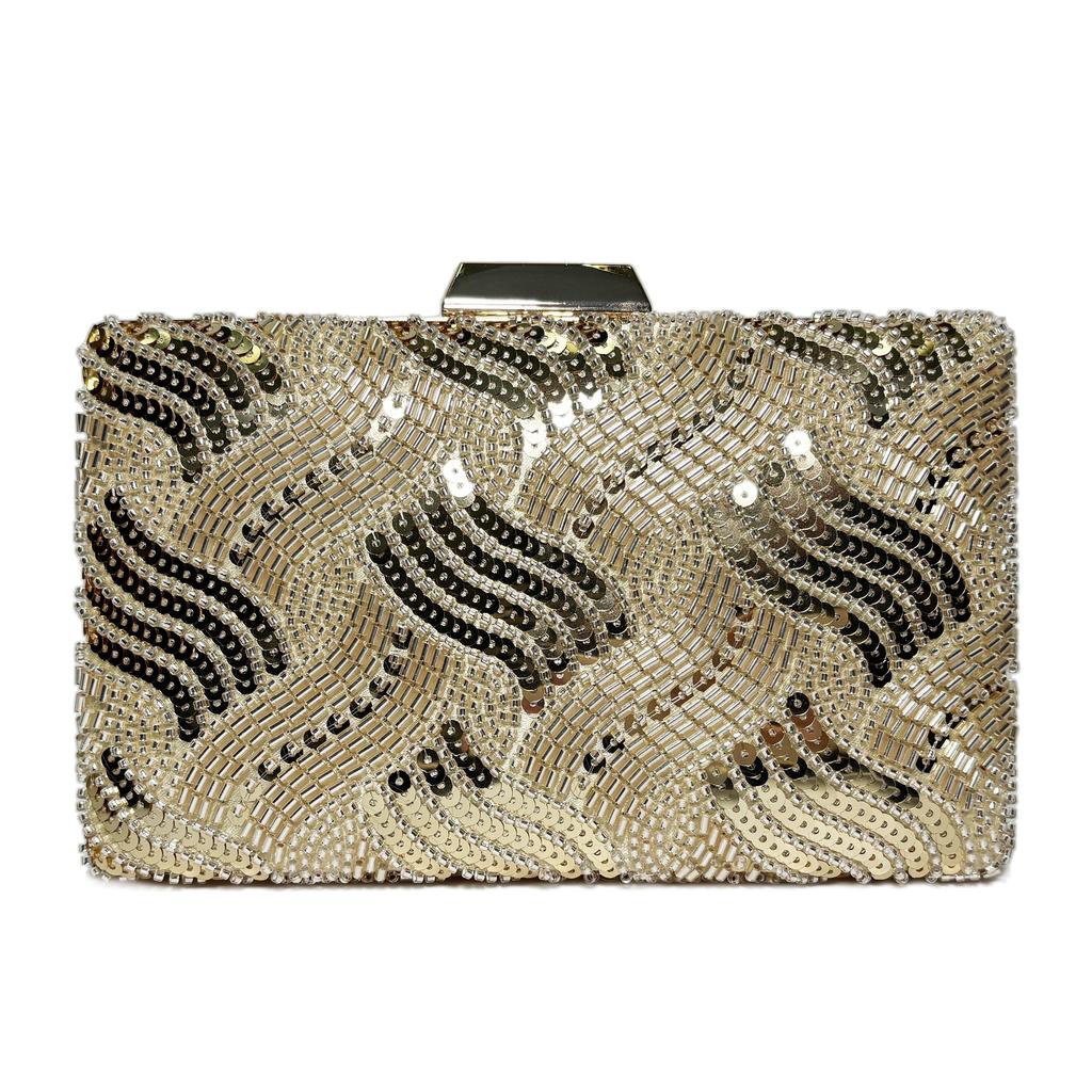 Glaring Evening Bag for Women Luxury Peacock Green Glitter Clutch Elegant Wedding Birthday Party Handbag One Side Plain Purses