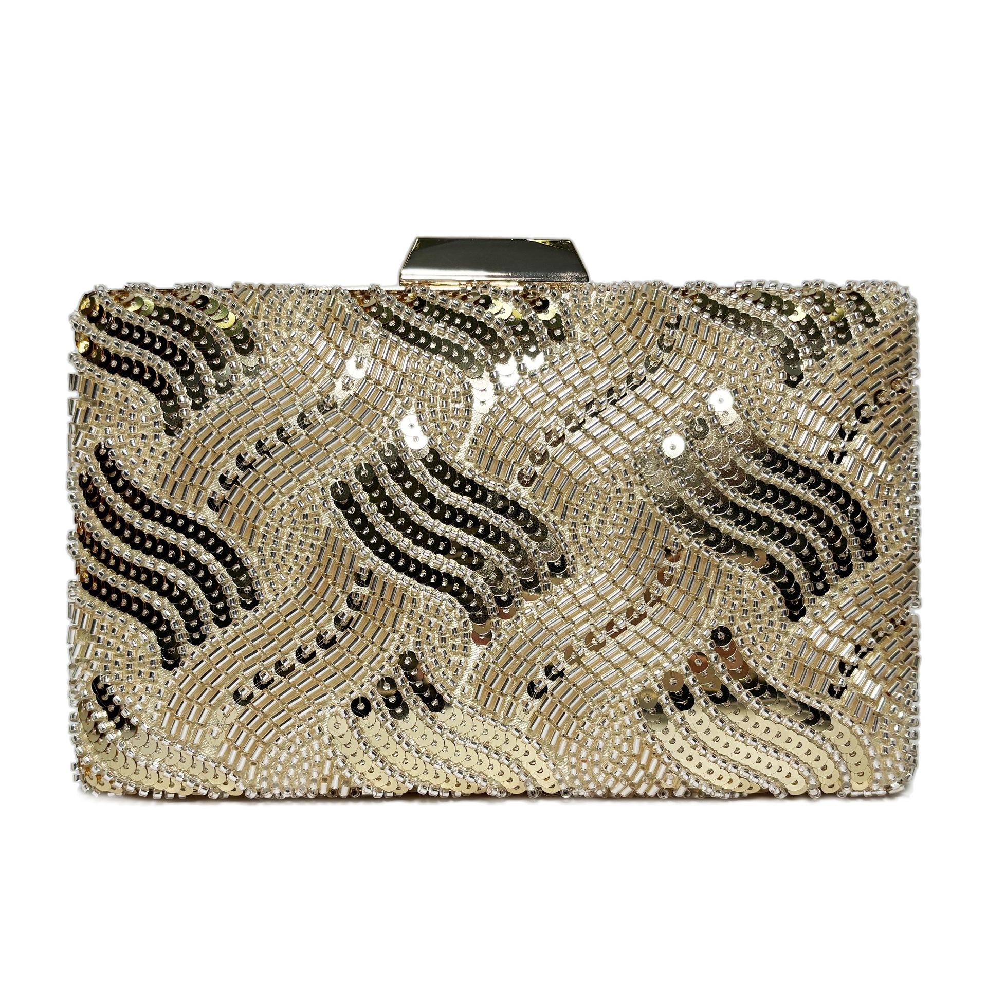 

Glaring Evening Bag for Women Luxury Peacock Green Glitter Clutch Elegant Wedding Birthday Party Handbag One Side Plain Purses золотой