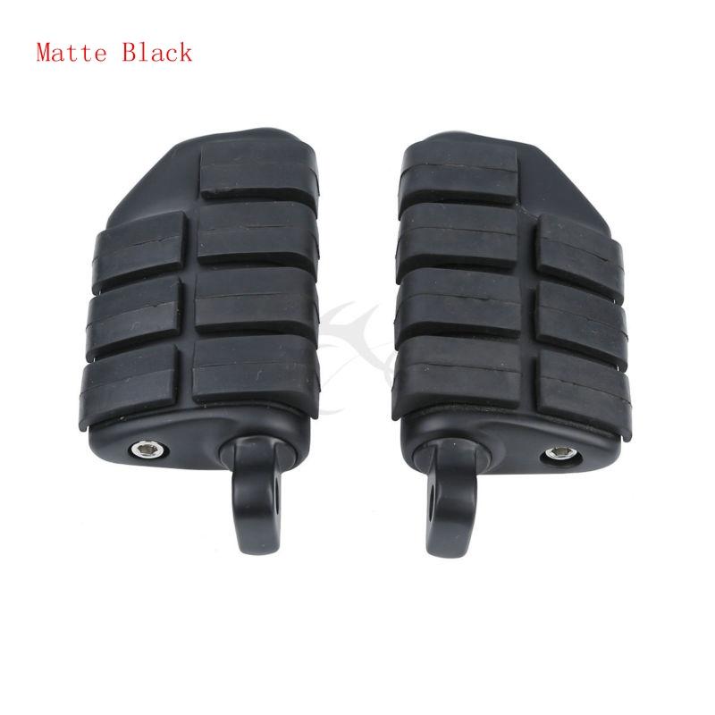 Motorcycle 10mm Mount Foot Rest Pegs For Harley Softail Dyna Glide Fat Boy Road King Sportster XL 883 1200