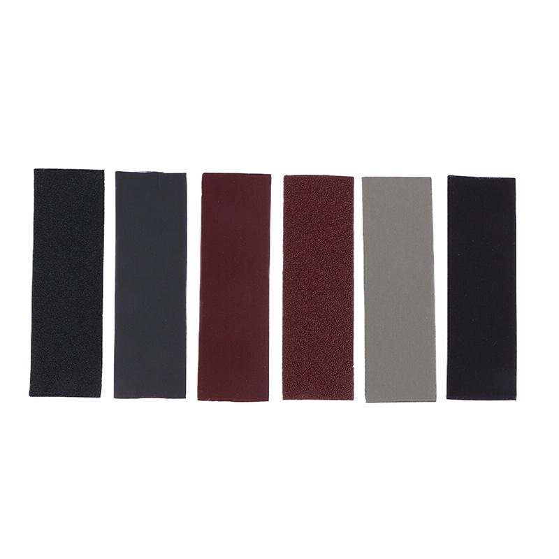 3.5"X 1" Mini Sandpaper Kit With Hook And Loop Sanding Block 71 Pcs Assorted 40/80/120/180/240/400/600 Grits For Polishing