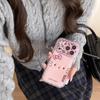 Embossed Leopard Print KT Cat iPhone 14/13 Compatible Drop-Proof Case for Apple 17/16/15 PROMAX