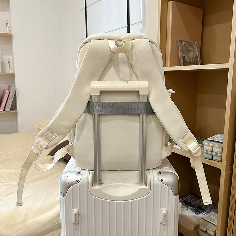 Students Large Capacity Transparent Pocket School Bag Casual Kawaii Ita Backpack Cute Aesthetic Daypack for Teen Girls