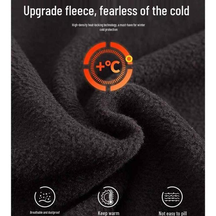 Unisex Ohrbügel Nackenwärmer und Gesichtsmaske: Vielseitiger, winddichter Schal für Herbst-/Winterradfahren