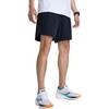 SAUCONY Solid Color Pocket Mid Waist Straight Leg Sports Shorts Men Shorts Black SC2239016-1
