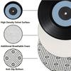 Vintage Vinyl Records Flannel-printed Round Floor Mats Are Slip-resistant Suitable Living Room Bedroom Terrace Garden Carpets