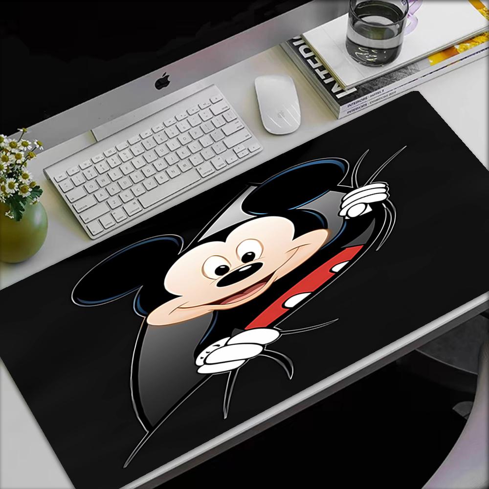 Mickey Theme Mouse Pad, Non Slip Rubber Base, Multifunctional Office & Home Decor, Perfect for Workspace Personalization.