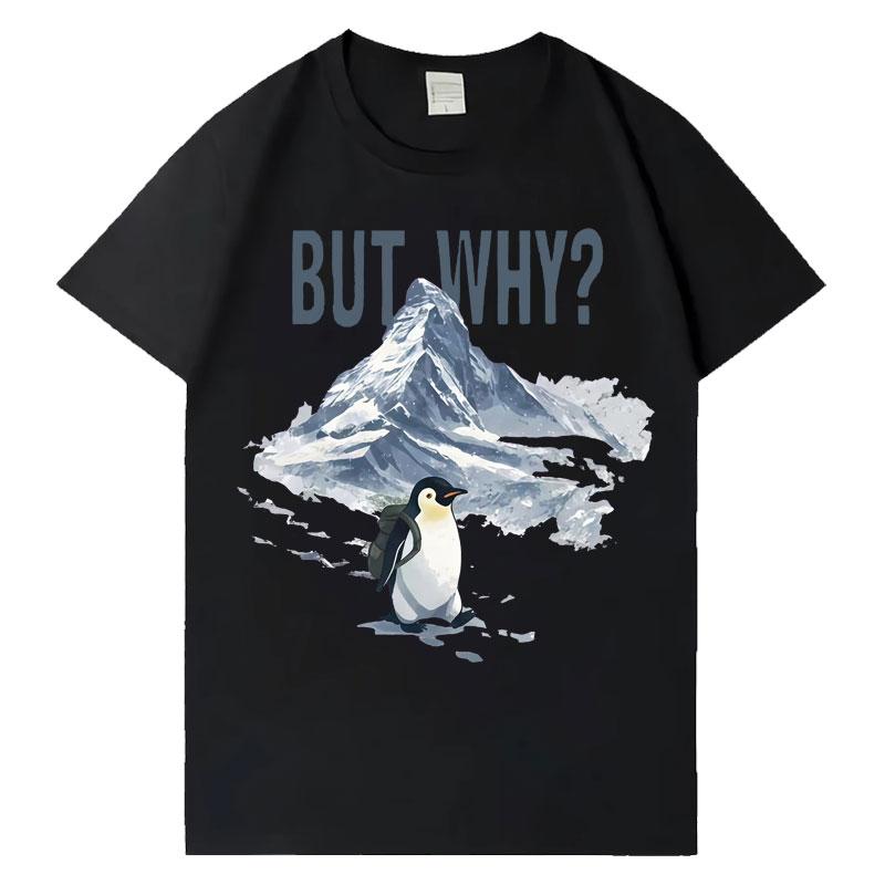 But Why Trendy Graphics T Shrit Unisexs Womens Y2K High Quality Tshrits Casual Pure Cotton Crewneck Classic Short Sleeve Streetwear