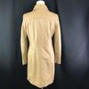 Zorronuez / Genuine Lamb Leather Padded Long Coat / Outerwear [9AR / Women's M / Beige] Quilted Lining / Double Pockets(USED)