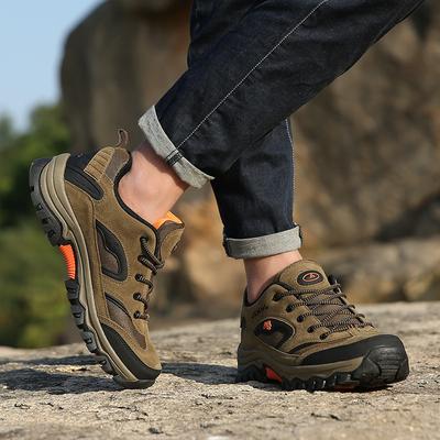 Autumn New Large Size Casual Hiking Shoes Outdoor Hiking Sports Shoes Low Top Travel Rock Climbing Breathable